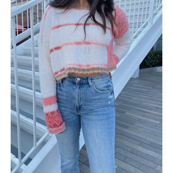 Free People Pull Emerson In Champagne Dream Comb Size Medium retail $148 NWT - Picture 3 of 8